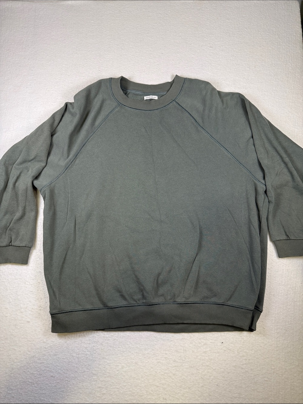 American Eagle Outfitters Olive Crewneck Sweatshirt (P24)